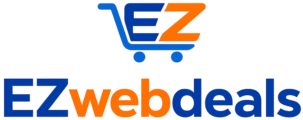 ezwebdeals logo with icon